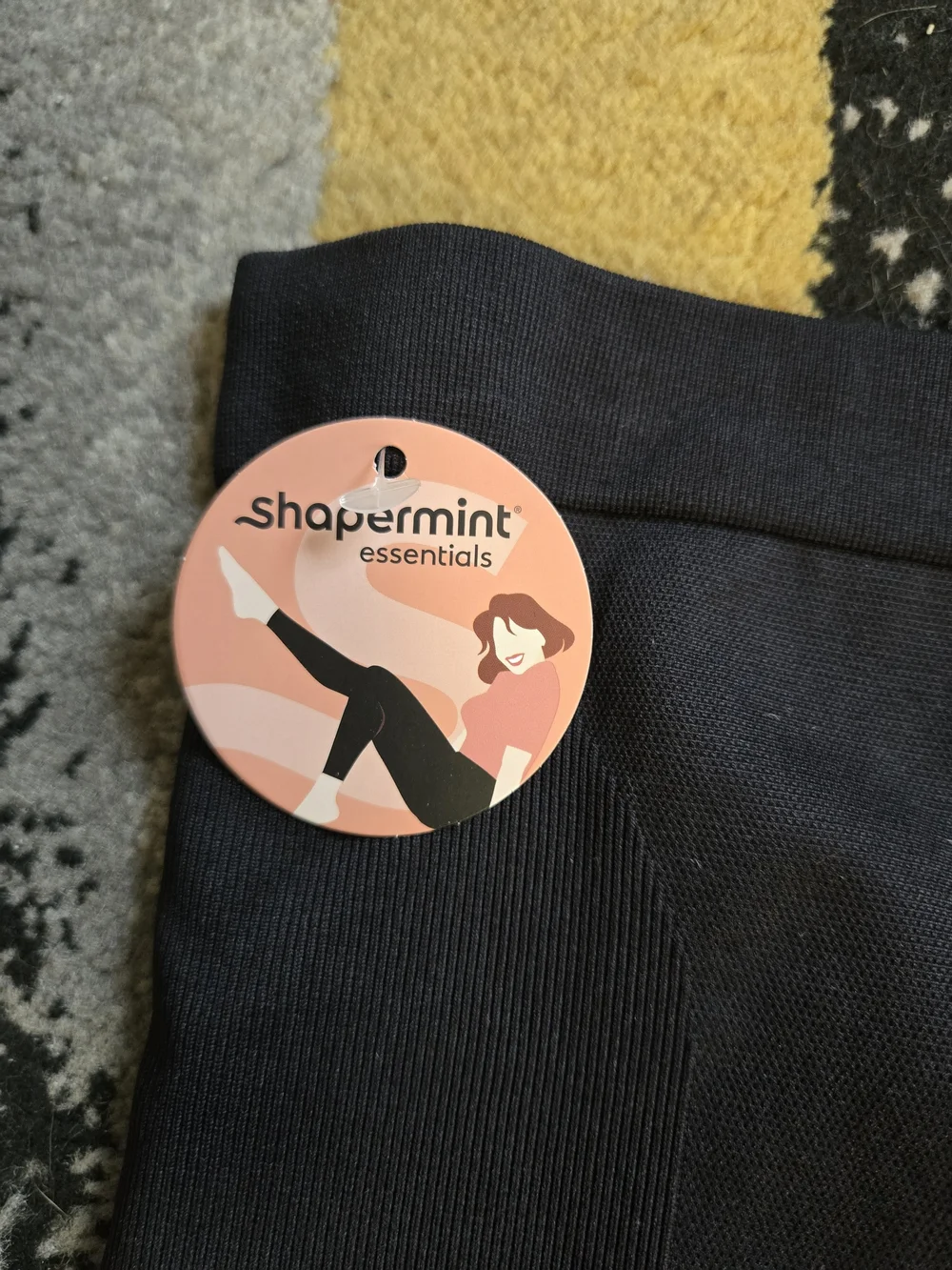 Essentials Black High-Waisted Shaping Leggings